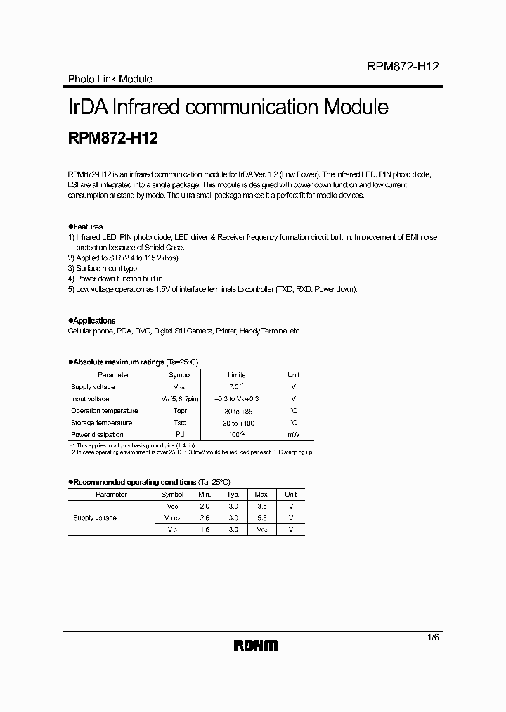 RPM872-H12_1012982.PDF Datasheet