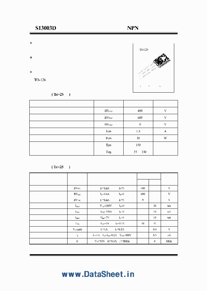 S13003D_844628.PDF Datasheet