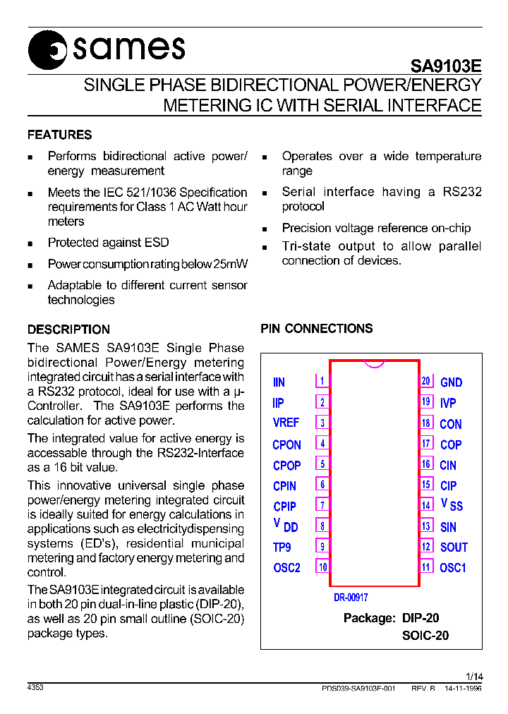 SA9103ESA_831653.PDF Datasheet