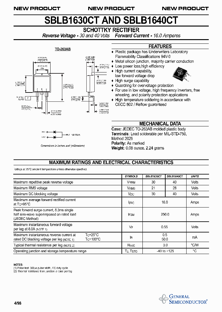 SBLB1630CT_853106.PDF Datasheet
