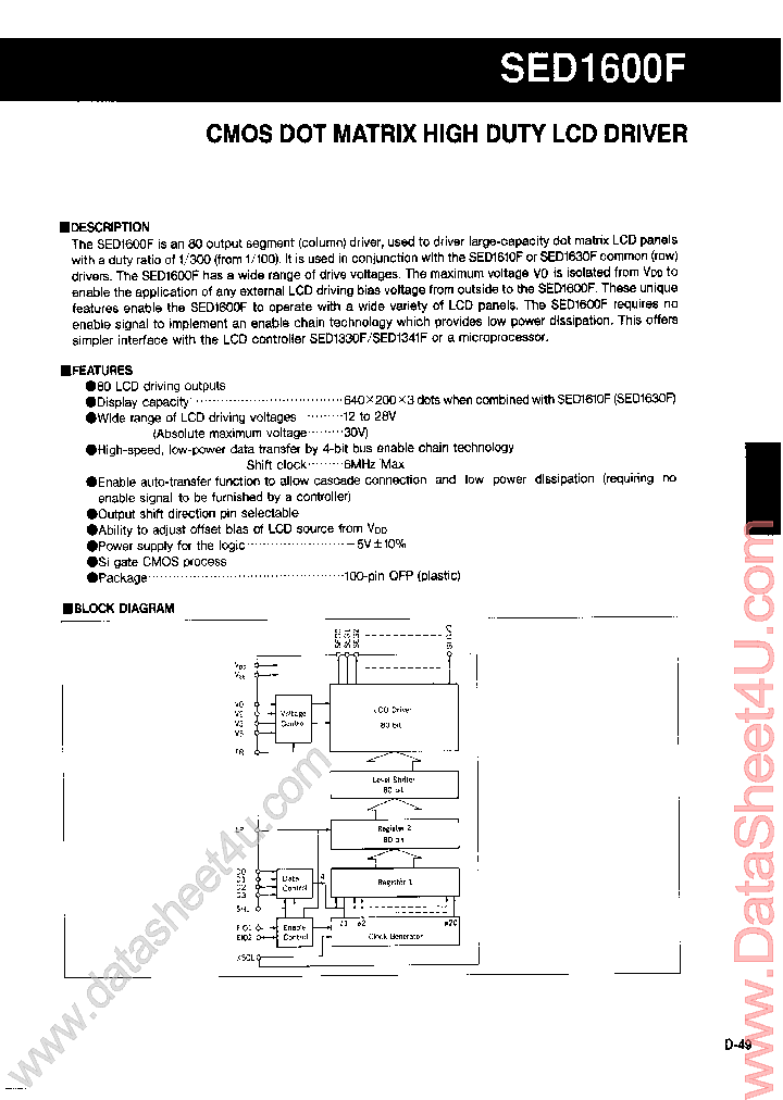 SED1600F_923707.PDF Datasheet