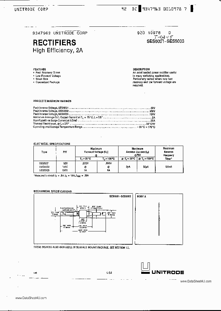 SES5001_933577.PDF Datasheet