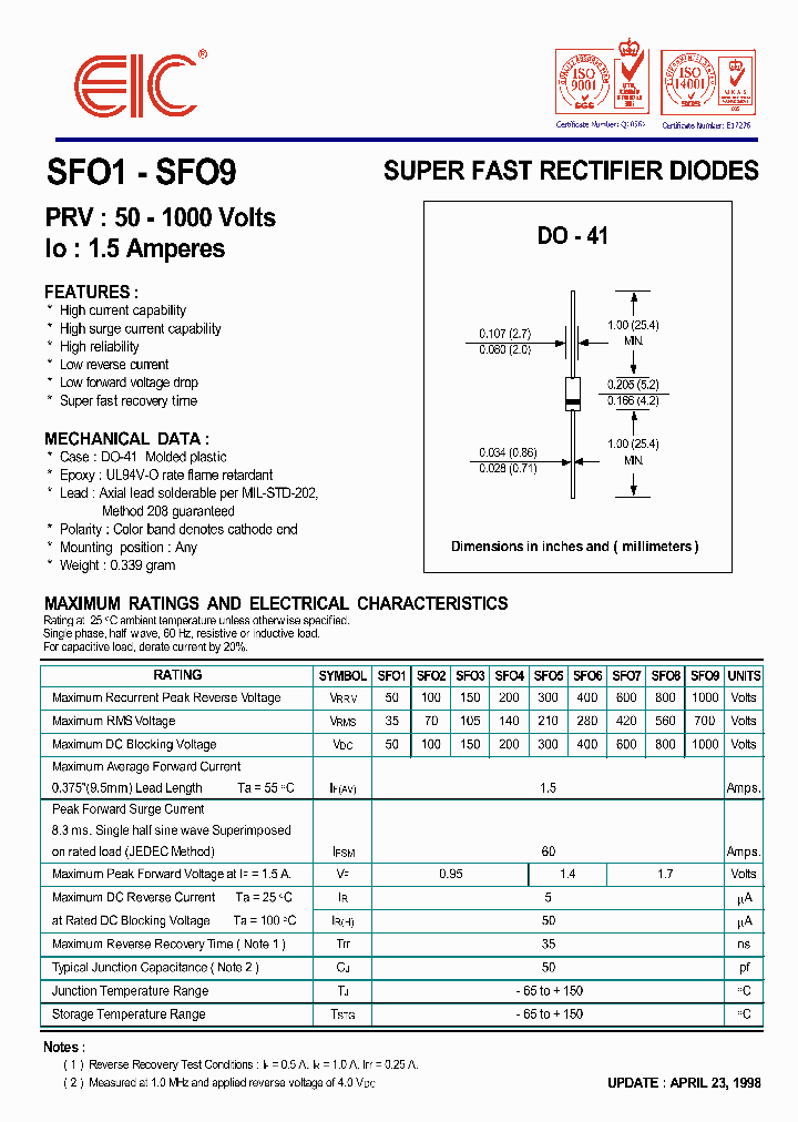 SFO1_838552.PDF Datasheet