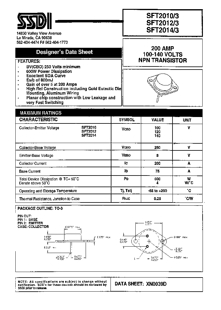 SFT2010_935078.PDF Datasheet