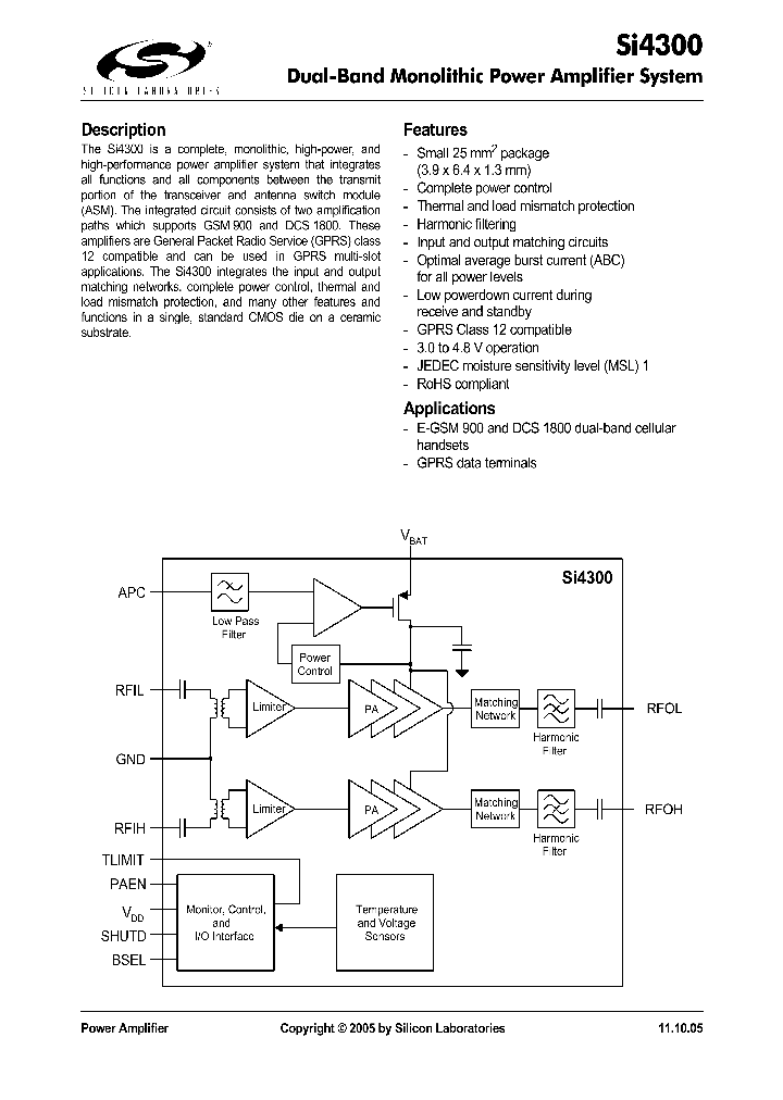 SI4300_823053.PDF Datasheet