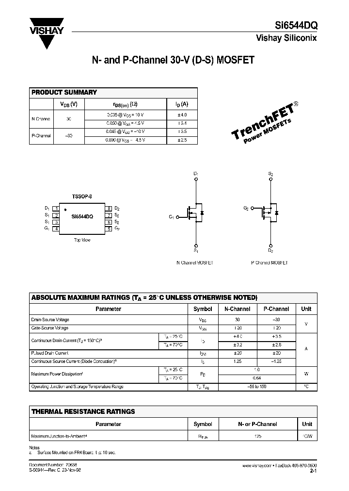 SI6544DQ_1017117.PDF Datasheet