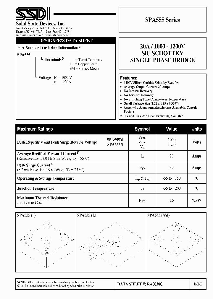 SPA555M_1010269.PDF Datasheet