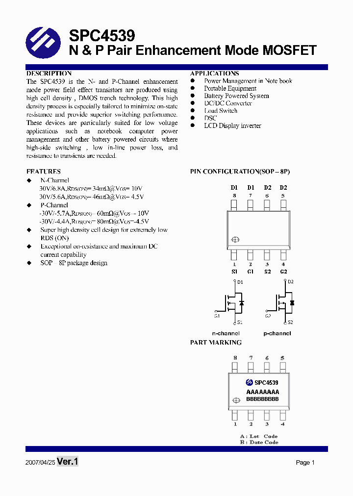 SPC4539_941798.PDF Datasheet
