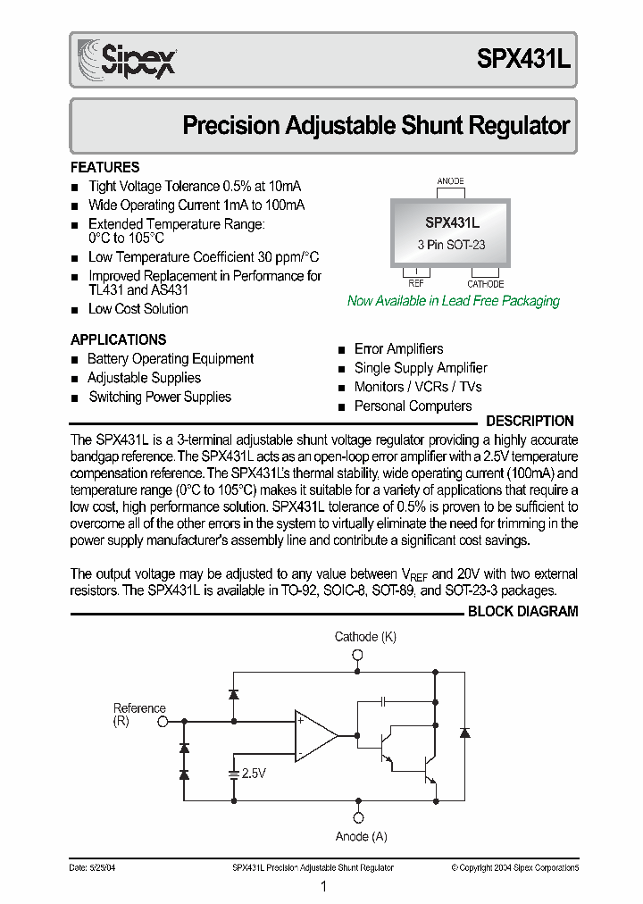SPX431LAMTR_1012851.PDF Datasheet