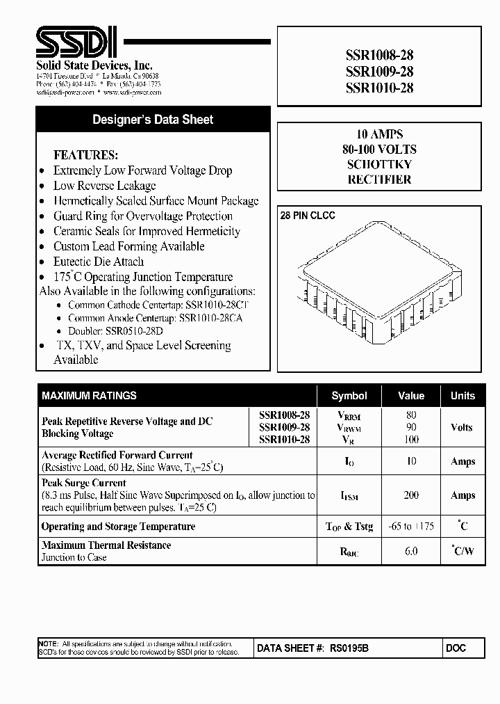 SSR1008-28_1020301.PDF Datasheet