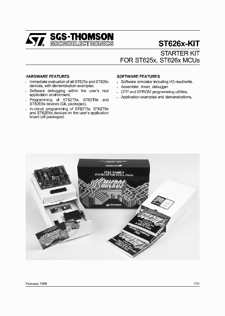 ST626X-KIT_938185.PDF Datasheet