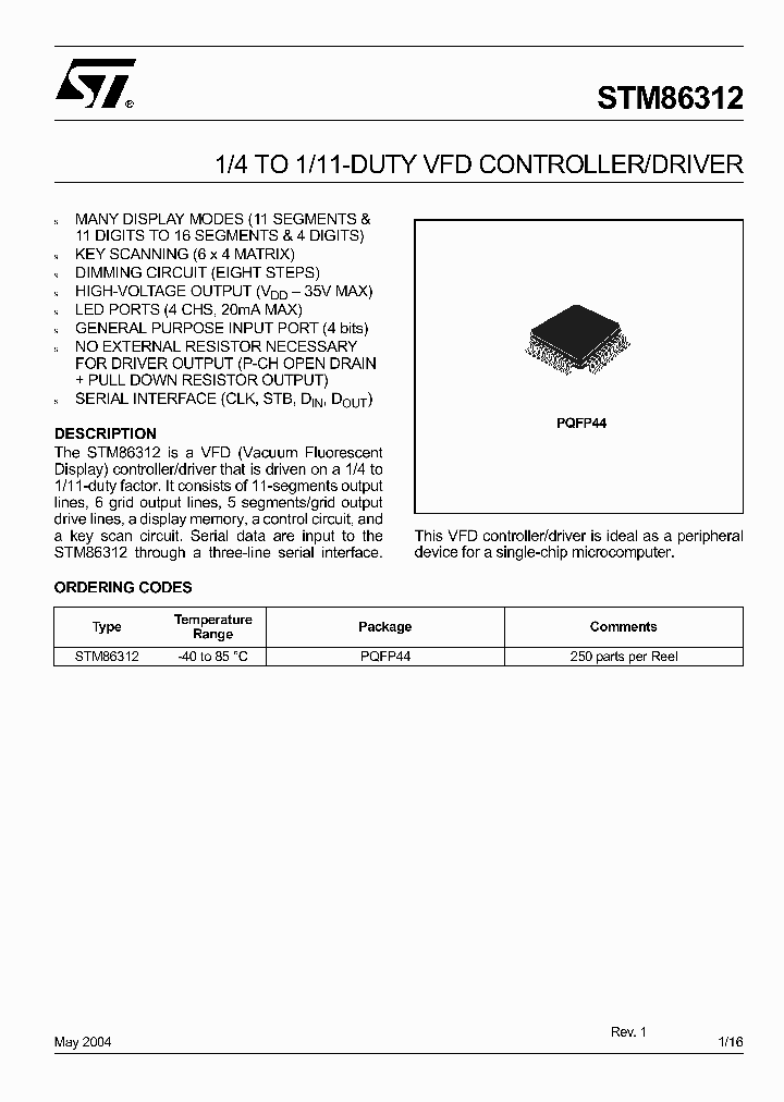 STM86312_942554.PDF Datasheet