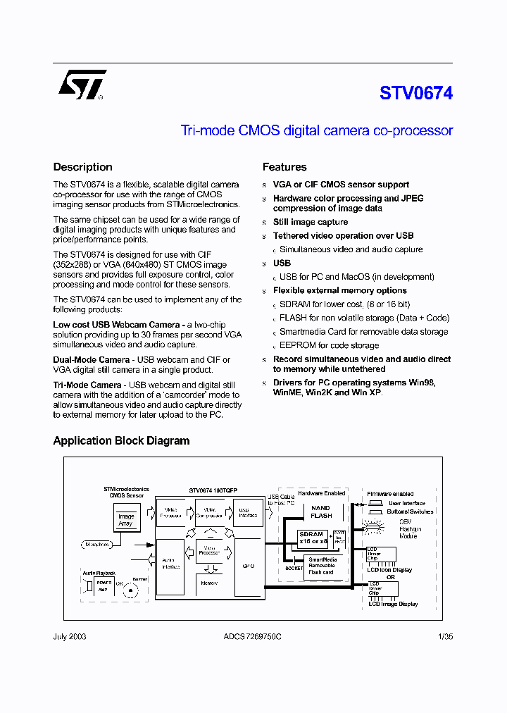 STV0674-100TQFP_856154.PDF Datasheet