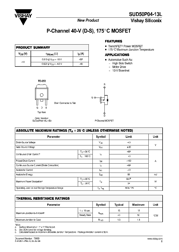 SUD50P04-13L_921158.PDF Datasheet