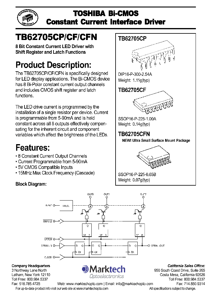 TB62705CF_1022973.PDF Datasheet