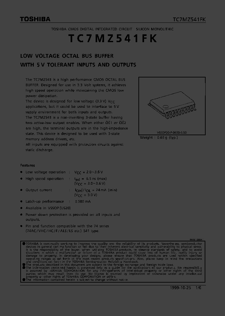 TC7MZ541FK_786430.PDF Datasheet