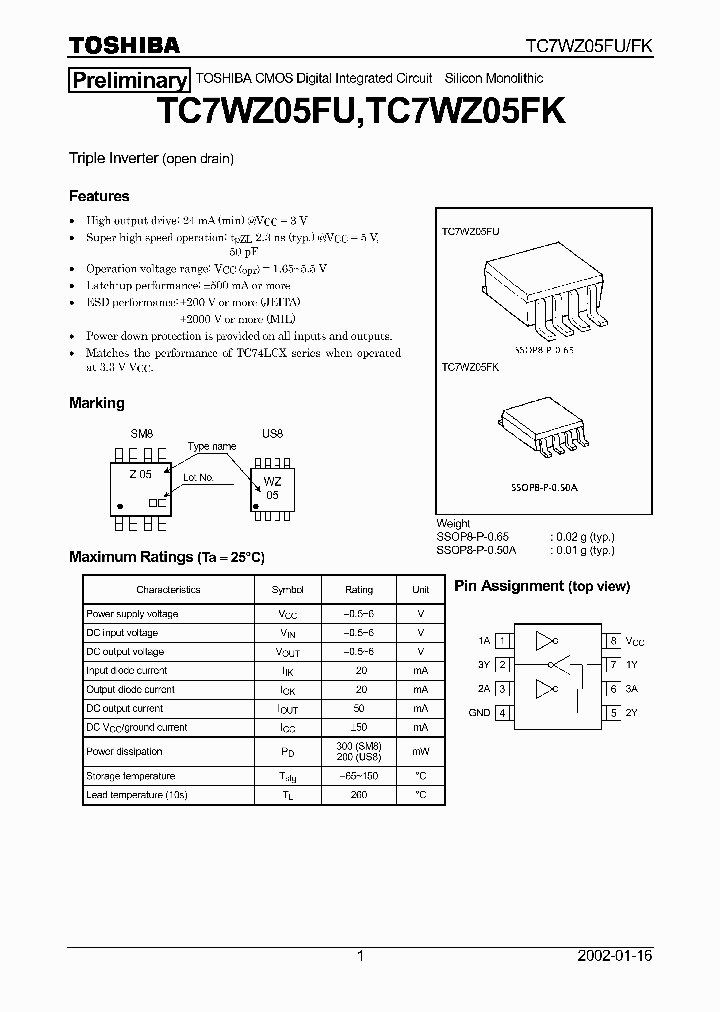 TC7WZ05FU_809210.PDF Datasheet