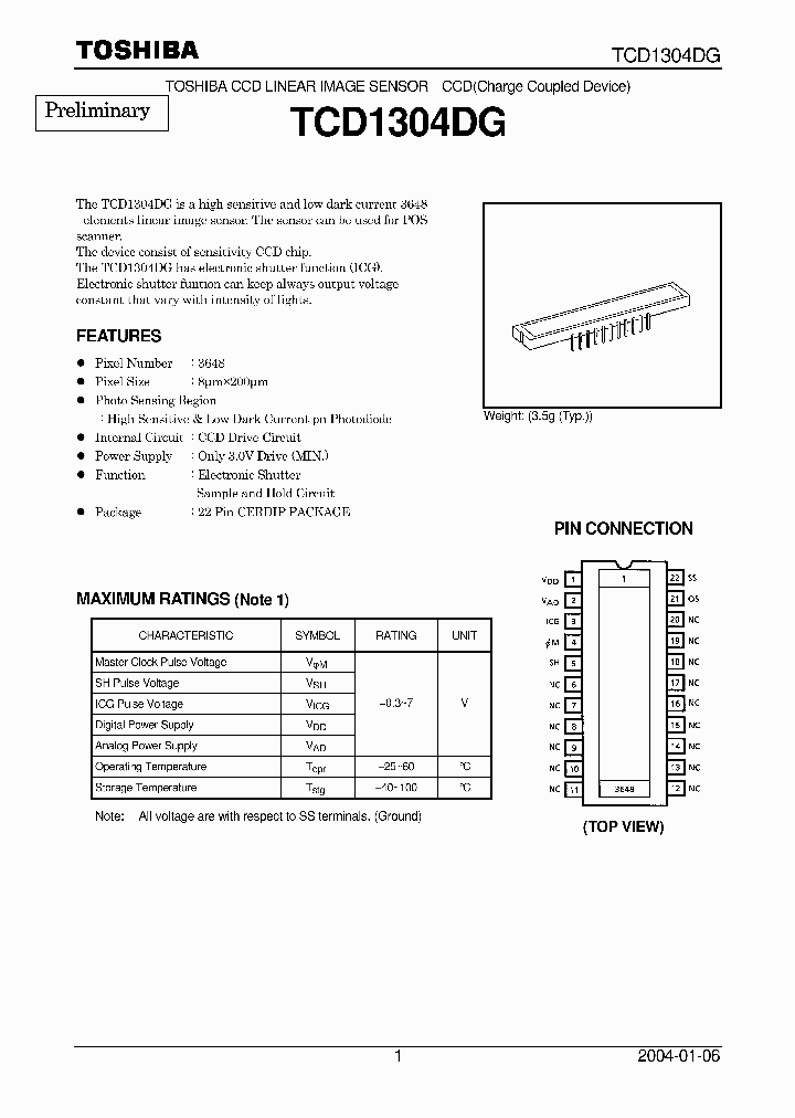 TCD1304DG_847106.PDF Datasheet