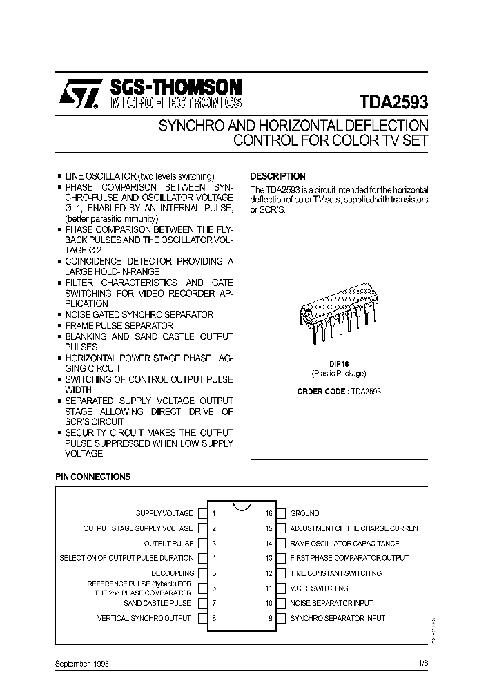 TDA2593_816814.PDF Datasheet