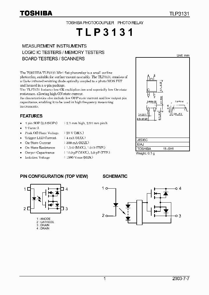TLP3131_1021253.PDF Datasheet