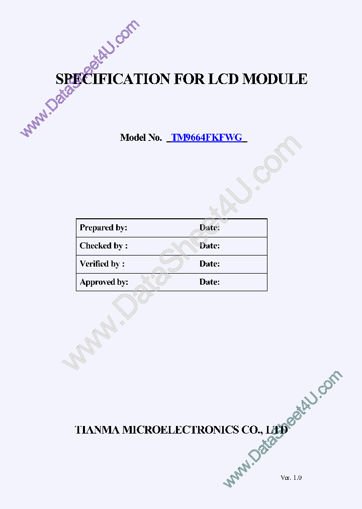 TM9664FKFWG_877629.PDF Datasheet