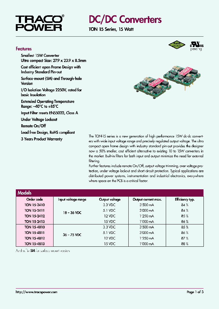 TON15-2410_1009577.PDF Datasheet