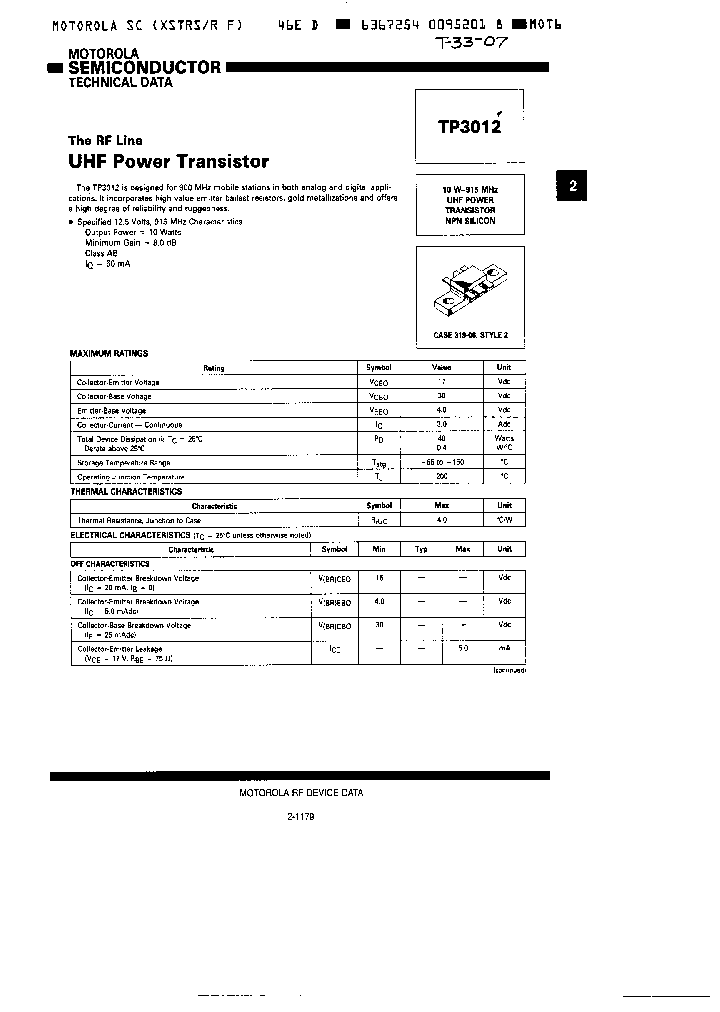 TP3012_909903.PDF Datasheet