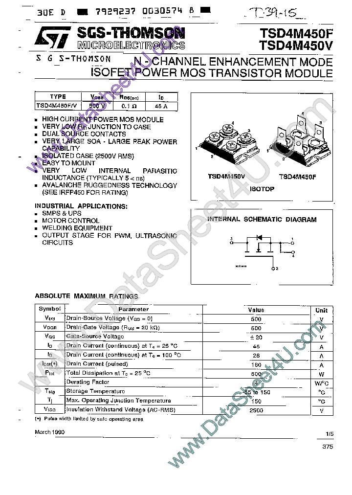 TSD4M450V_874417.PDF Datasheet