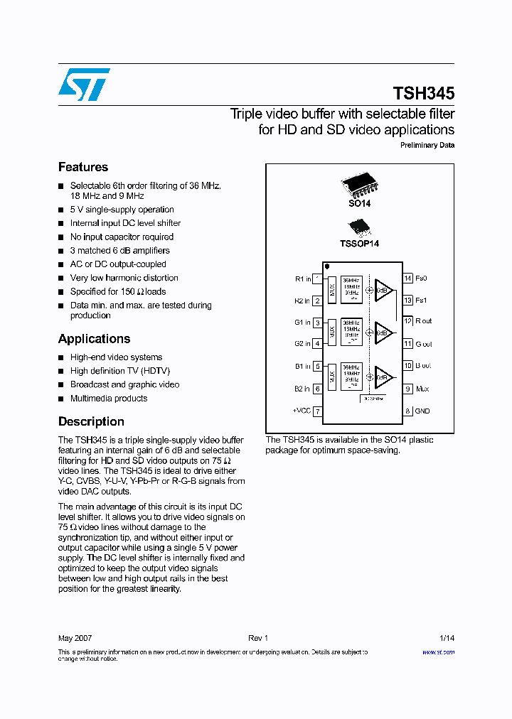 TSH345_1017589.PDF Datasheet