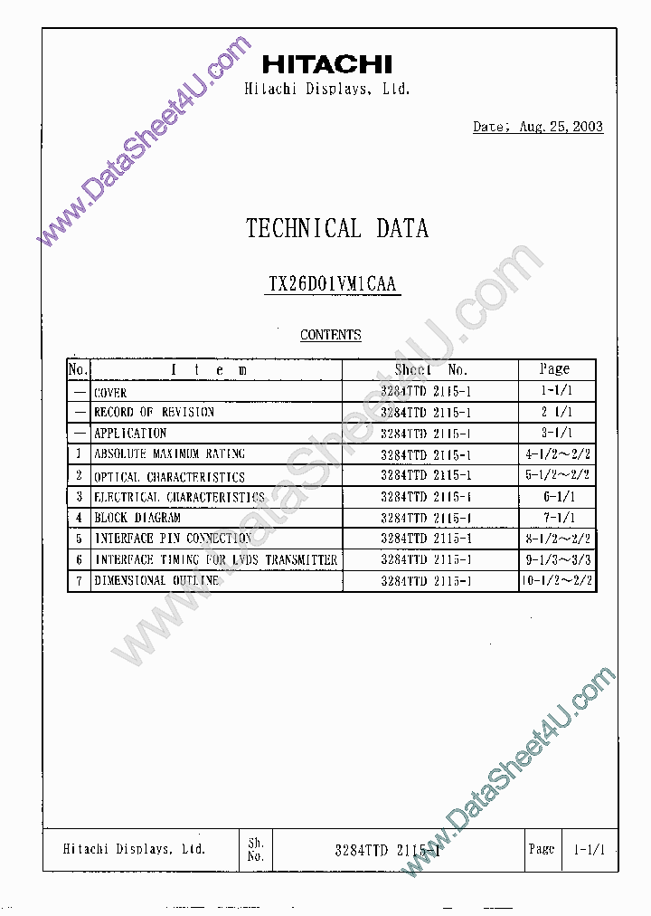 TX26D11VM1CAA_939011.PDF Datasheet