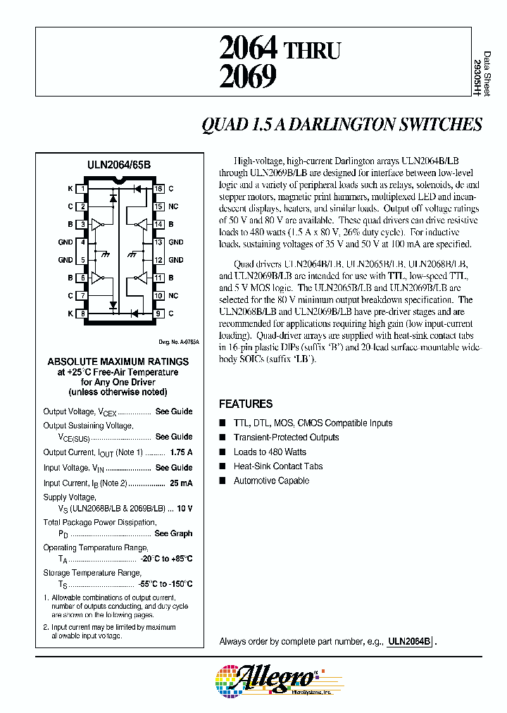 ULN2069LB_822034.PDF Datasheet