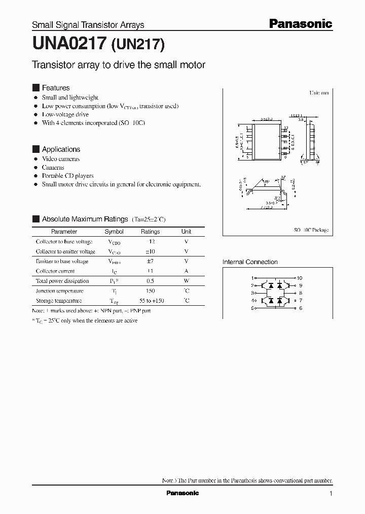 UNA0217_938999.PDF Datasheet
