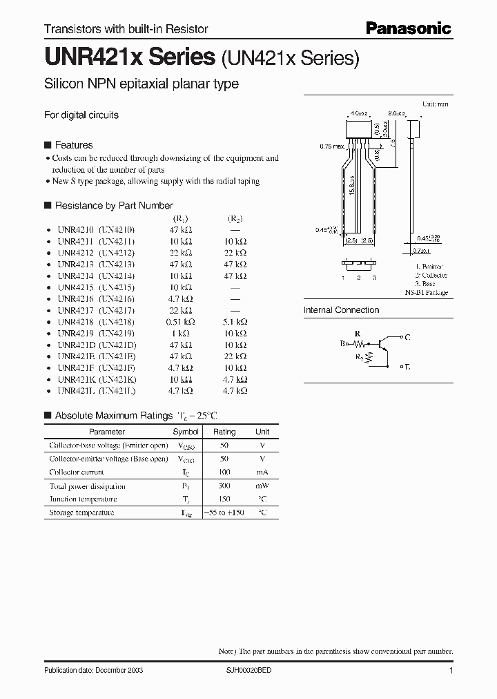 UNR421X_855550.PDF Datasheet