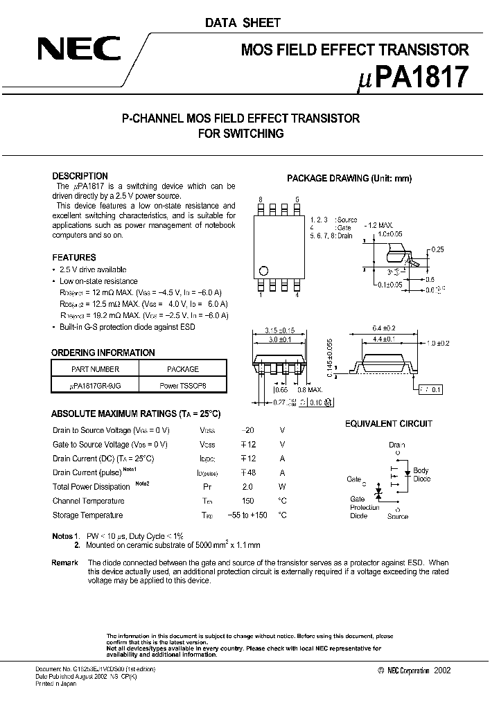 UPA1817_933766.PDF Datasheet