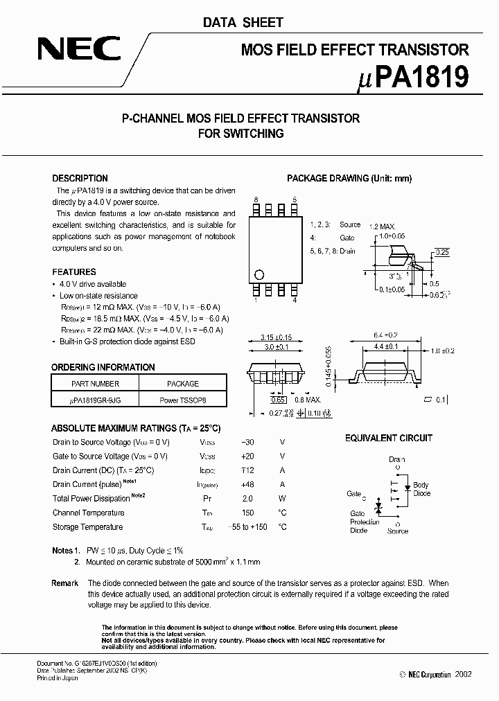 UPA1819_1013478.PDF Datasheet