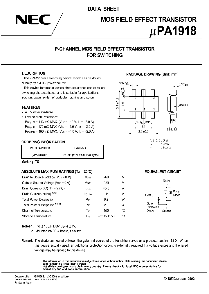 UPA1918_1021826.PDF Datasheet