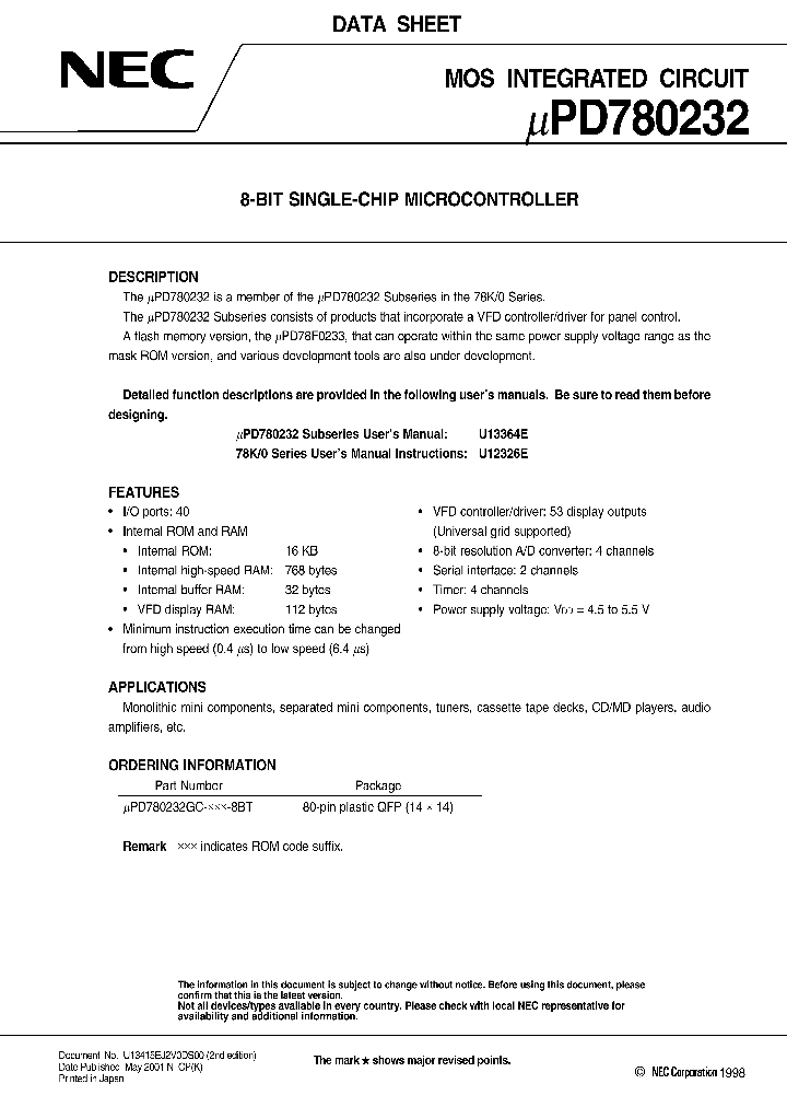 UPD780232GC-XXX-8BT_1013061.PDF Datasheet