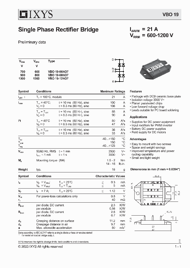 VBO19_1021916.PDF Datasheet