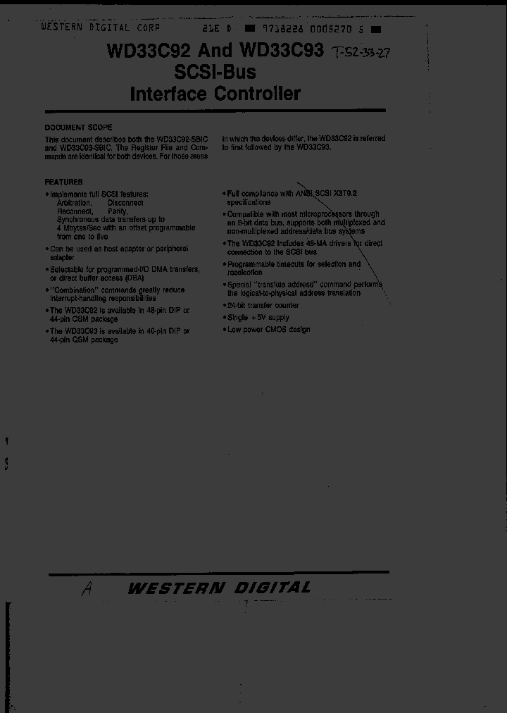 WD33C92_1013267.PDF Datasheet