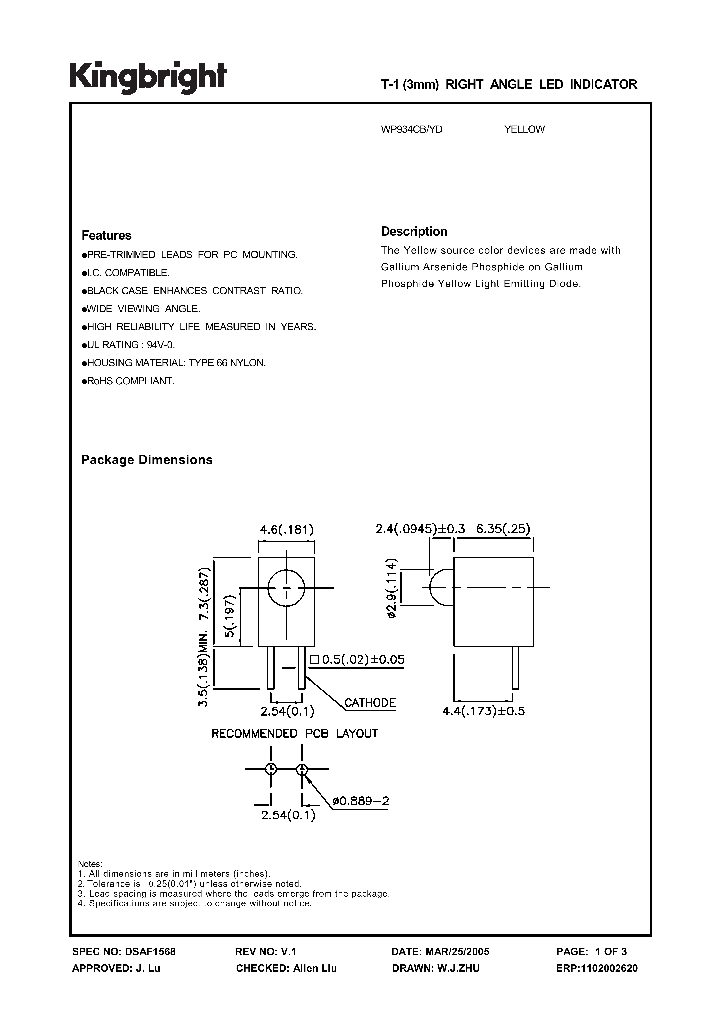 WP934CB-YD_1011125.PDF Datasheet