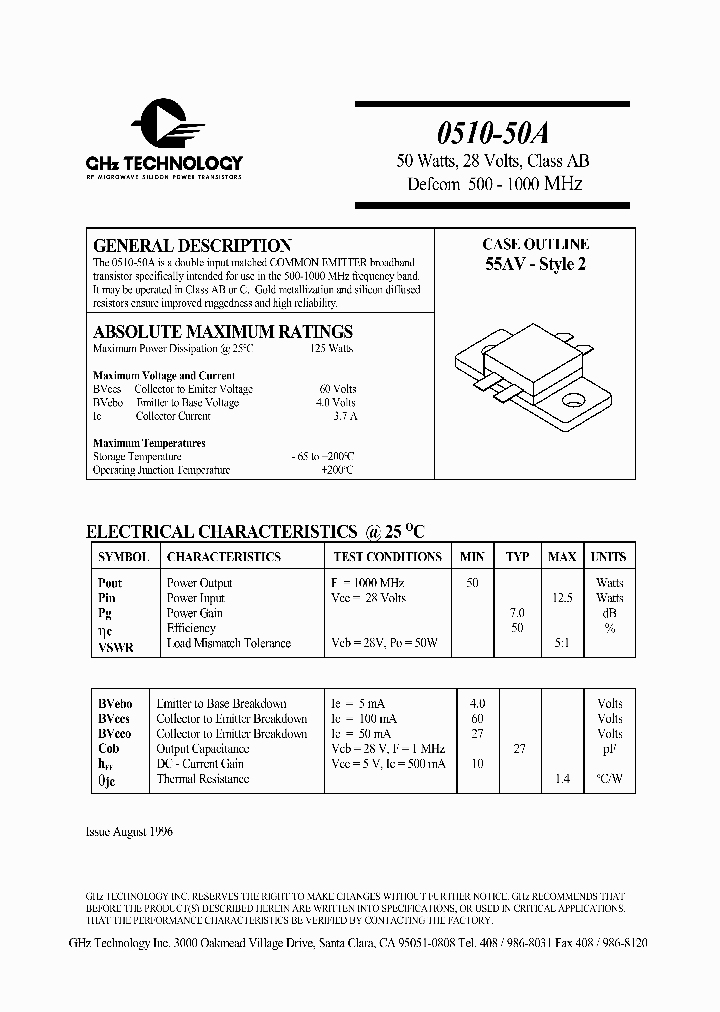 0510-50A_1190079.PDF Datasheet