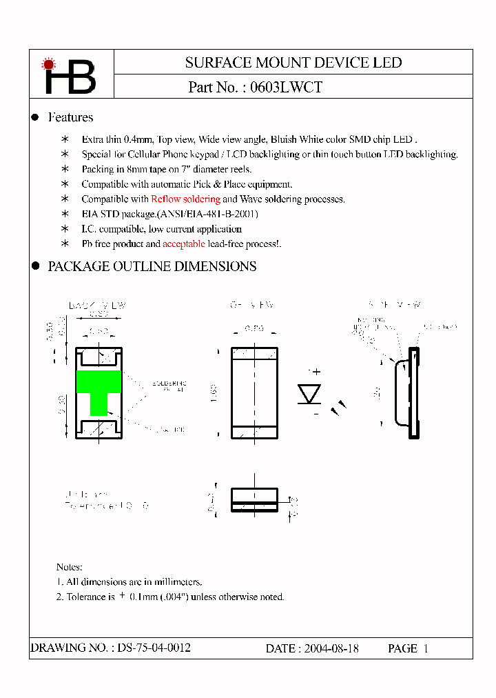 0603LWCT_1190121.PDF Datasheet