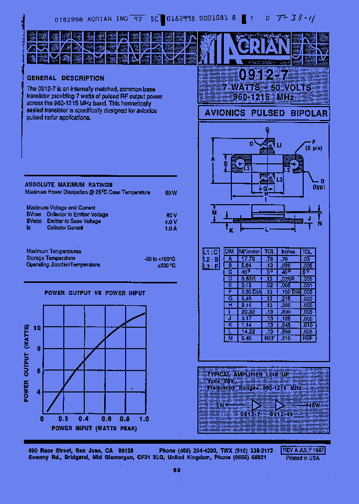0912-7_1190269.PDF Datasheet