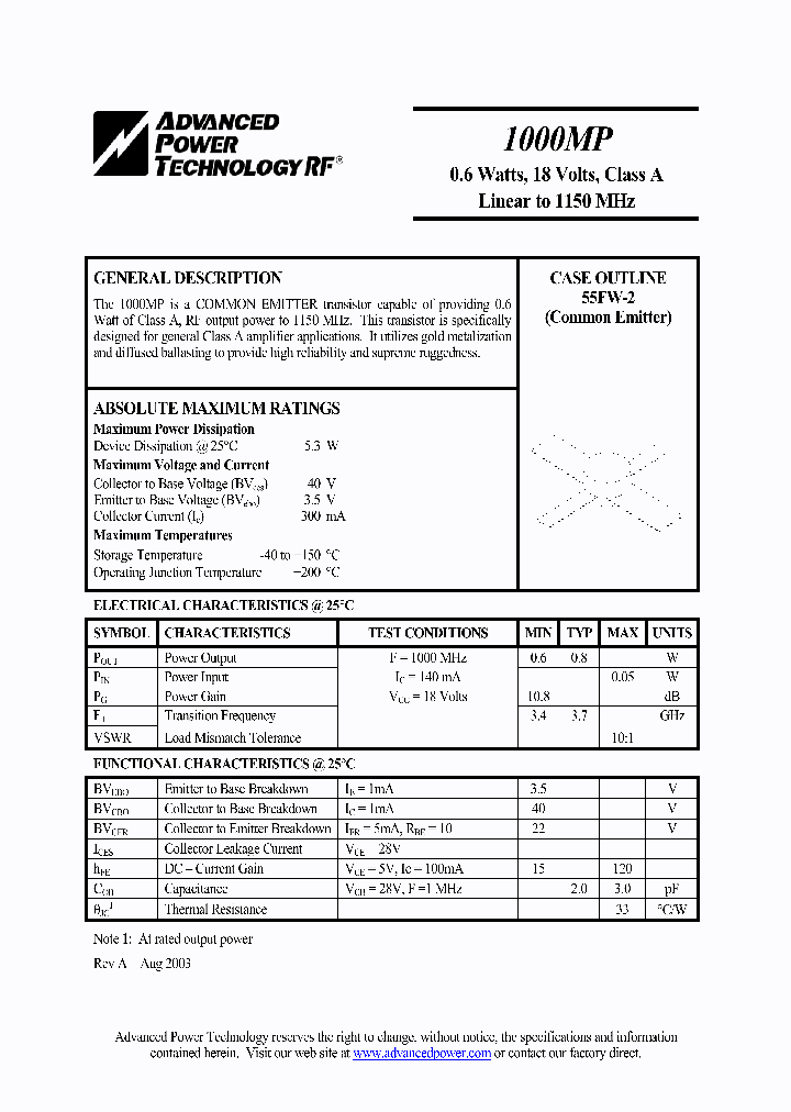 1000MP_1190336.PDF Datasheet