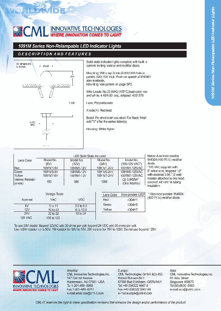 1091M1-125VAC_1101975.PDF Datasheet