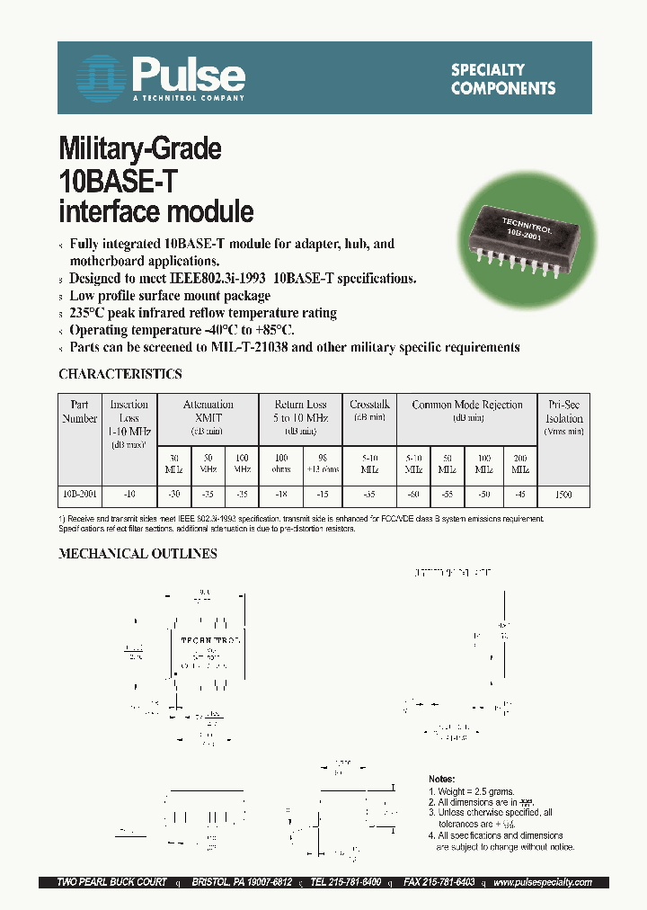 10B-2001_1190574.PDF Datasheet