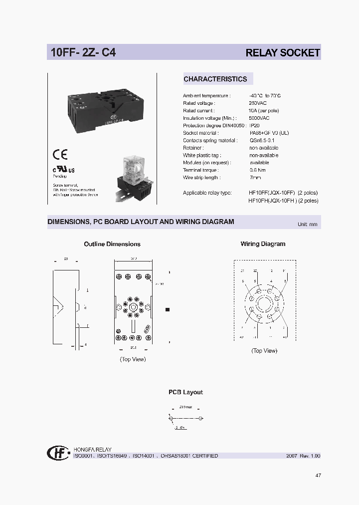 10FF-2Z-C4_1190634.PDF Datasheet