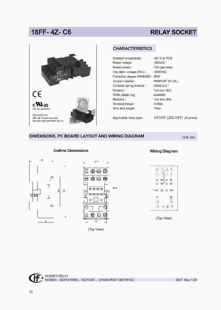 18FF-4Z-C6_1191300.PDF Datasheet