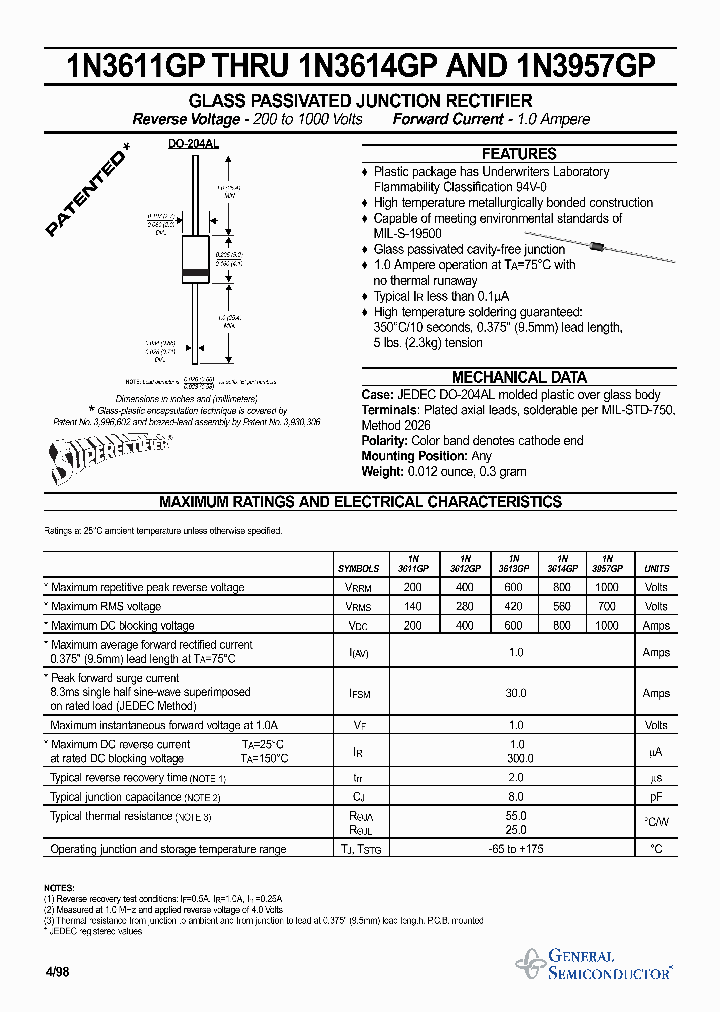 1N3957GP_1191631.PDF Datasheet