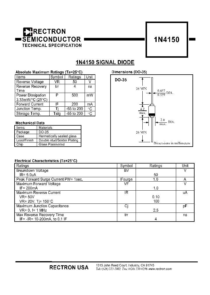 1N4150_1191739.PDF Datasheet